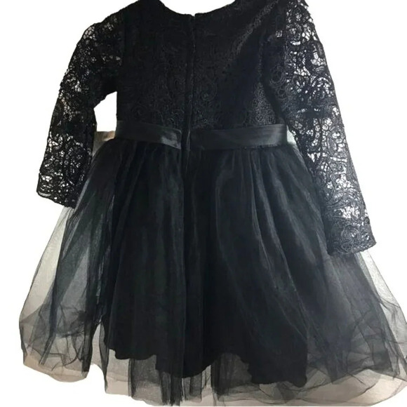 Source Unknown Other - Girls Black Pageant Formal Dress Size 8-9 Years